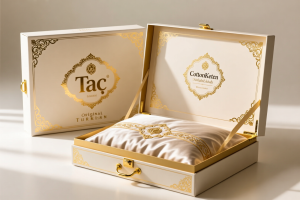 بسته بندی اورجینال روتختی ترک برند Taç و CottonKeten