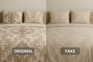 تفاوت روتختی ترک اصل و فیک | مقایسه کیفیت، دوخت و پارچه | خرید روتختی ترک اصل