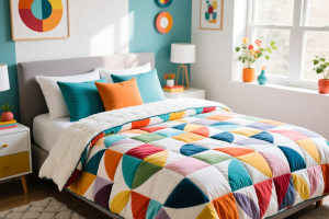 لحاف میکروفایبر طرح‌دار زمستانی – سبک و مقرون به‌صرفه