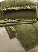 روتختی شاه سر Tziana | ست سه‌تکه کتان پنبه مناسب تخت دو نفره - تصویر 9