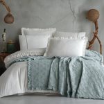 کاور اوزدلیک Ruffle | ست ۷ تکه مخصوص تخت دونفره - تصویر 11