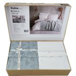 کاور اوزدلیک Ruffle | ست ۷ تکه مخصوص تخت دونفره - تصویر 2