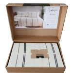 روتختی شاه سر Ruby | ست سه‌تکه کتان پنبه مناسب تخت دو نفره - تصویر 3