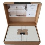 روتختی شاه سر Ruby | ست سه‌تکه کتان پنبه مناسب تخت دو نفره - تصویر 7