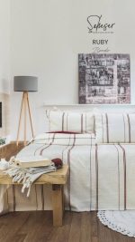 روتختی شاه سر Ruby | ست سه‌تکه کتان پنبه مناسب تخت دو نفره - تصویر 9