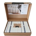 روتختی شاه سر Ruby | ست سه‌تکه کتان پنبه مناسب تخت دو نفره - تصویر 12