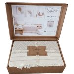 روتختی شاه سر Milena | ست ۳ تکه در دو رنگ خاص مناسب تخت دو نفره - تصویر 7