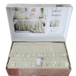 روتختی شاه سر Marta | ست ۳ تکه در سه رنگ خاص مناسب تخت دو نفره - تصویر 11