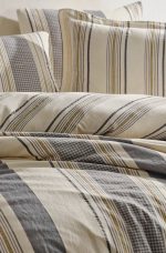 کاور شاه سر Lagos | ست ۶ تکه لینن طبیعی برای تخت دو نفره - تصویر 2