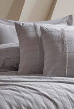 کاور شاه سر Jasmin | ست ۶ تکه لوکس با پارچه لطیف برای تخت دو نفره - تصویر 11