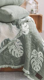 روتختی طرح برگ فورست | ست سه‌تکه لوکس مناسب تخت دو نفره - تصویر 2