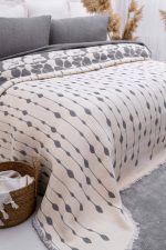 روتختی طرح اشک فورست | ست سه‌تکه لوکس مناسب تخت دو نفره - تصویر 6