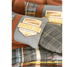 ست کاور دونفره ۴ تکه پنبه‌کتان مدل Masculine Cotton Box ترک ضد حساسیت - تصویر 2