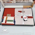 ست کاور دونفره ۶ تکه پنبه کتان Puff Nakisli Bellini Pembe در رنگ ها و طرح های متنوع - تصویر 13