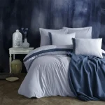 ست کاور و پیکه ۵ تکه Nature – Indigo