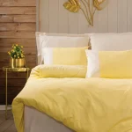 ست کاور دونفره ۴ تکه پنبه‌کتان مدل Plain ترک - تصویر 3