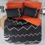 ست کاور دونفره ۶ تکه پنبه کتان Puff Nakisli Bellini Pembe در رنگ ها و طرح های متنوع - تصویر 24