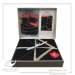 ست کاور دونفره ۶ تکه پنبه کتان Puff Nakisli Bellini Pembe در رنگ ها و طرح های متنوع - تصویر 26