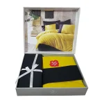 ست کاور دونفره ۴ تکه پنبه‌کتان مدل Plain ترک - تصویر 3