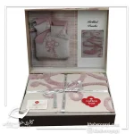 ست کاور دونفره ۶ تکه پنبه کتان Puff Nakisli Bellini Pembe در رنگ ها و طرح های متنوع - تصویر 30