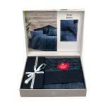 ست کاور دونفره ۴ تکه پنبه‌کتان مدل Plain ترک - تصویر 2