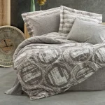 ست کاور دونفره ۴ تکه پنبه‌کتان مدل Modern ترک - تصویر 2