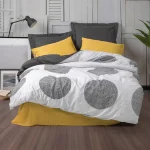 ست کاور دونفره ۴ تکه پنبه‌کتان مدل Modern ترک