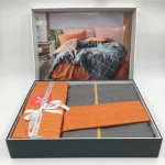 ست کاور دونفره ۴ تکه پنبه‌کتان مدل Modern ترک - تصویر 2