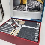 ست کاور دونفره ۴ تکه پنبه‌کتان مدل Modern ترک - تصویر 5