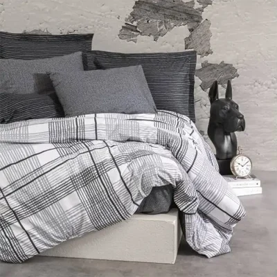 ست کاور دونفره ۴ تکه پنبه‌کتان مدل Modern ترک