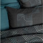 ست کاور دونفره ۴ تکه پنبه‌کتان مدل Dark ترک - تصویر 3