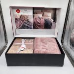 ست کاور و پتو پنبه‌ای دو نفره ۵ تکه Cotton Box - تصویر 2