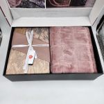 ست کاور و پتو پنبه‌ای دو نفره ۵ تکه Cotton Box - تصویر 3
