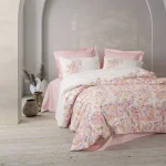 ست کاور دونفره ۴ تکه پنبه‌کتان مدل Bohem ترک