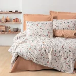 ست کاور دونفره ۴ تکه پنبه‌کتان مدل Minimal ترک - تصویر 2