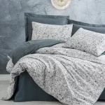 ست کاور دونفره ۴ تکه پنبه‌کتان مدل Minimal ترک