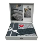 ست کاور دونفره ۴ تکه پنبه‌کتان مدل Minimal ترک - تصویر 3