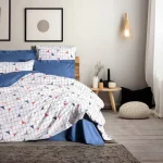 ست کاور دونفره ۴ تکه پنبه‌کتان مدل Minimal ترک