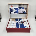 ست کاور دونفره ۴ تکه پنبه‌کتان مدل Minimal ترک - تصویر 4