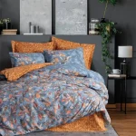 ست کاور دونفره ۴ تکه پنبه‌کتان مدل Mode Line ترک