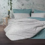 ست کاور دونفره ۴ تکه پنبه‌کتان مدل Petite ترک