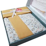 ست کاور دونفره ۴ تکه پنبه‌کتان مدل Petite ترک - تصویر 4