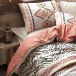 ست کاور دونفره ۴ تکه پنبه‌کتان مدل Ethnic ترک - تصویر 2