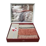 ست کاور دونفره ۴ تکه پنبه‌کتان مدل Ethnic ترک - تصویر 3