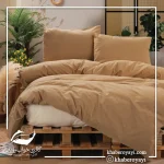 ست کاور دو نفره 4 تکه کتان پنبه برند Cotton Box ترکیه