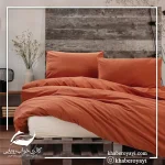 ست کاور دو نفره 4 تکه کتان پنبه برند Cotton Box ترکیه