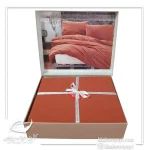 ست کاور دو نفره 4 تکه کتان پنبه برند Cotton Box ترکیه
