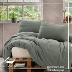 ست کاور دو نفره 4 تکه کتان پنبه برند Cotton Box ترکیه