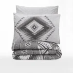 ست کاور دونفره ۴ تکه پنبه‌کتان مدل Ethnic ترک - تصویر 5