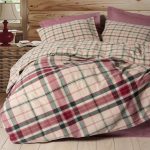 ست کاور پنبه‌کتان دونفره ۴ تکه Cotton Box مدل Warm Flanel